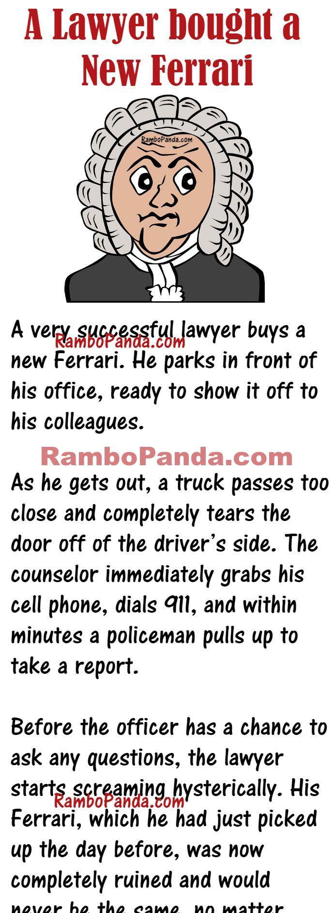 A Lawyer bought a New Ferrari and it got damaged OfficiallyBored