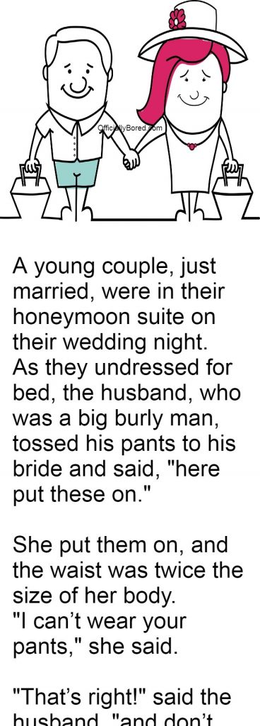 When Husband asked his newlywed Wife to put on his Pants | OfficiallyBored