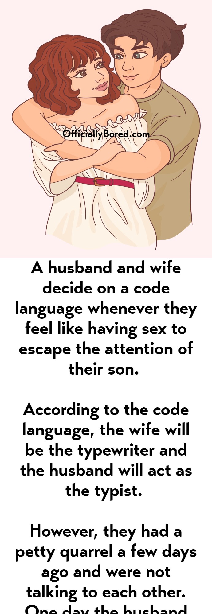 When a Couple with a Kid decided to use Code Language OfficiallyBored wife photo When a Couple with a Kid decided to use Code Language OfficiallyBored