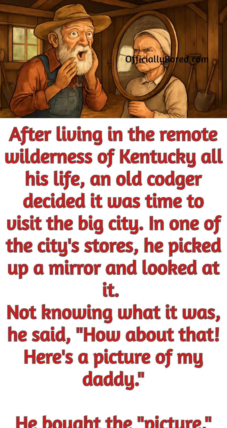 Kentucky man mirror joke
