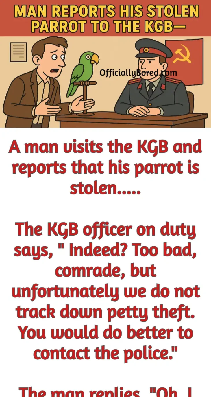 kgb parrot joke