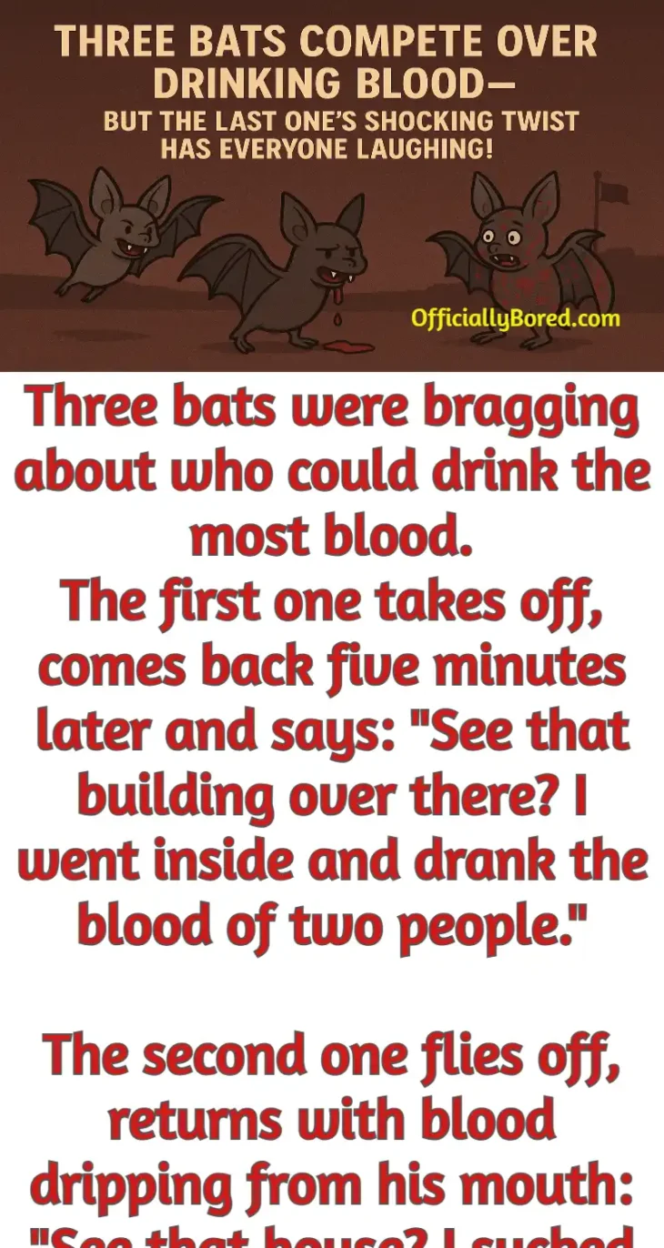 three bats blood joke