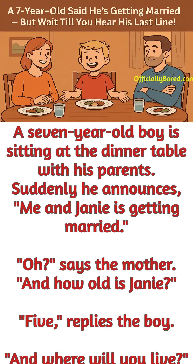 7 years old jenny marriage kids joke