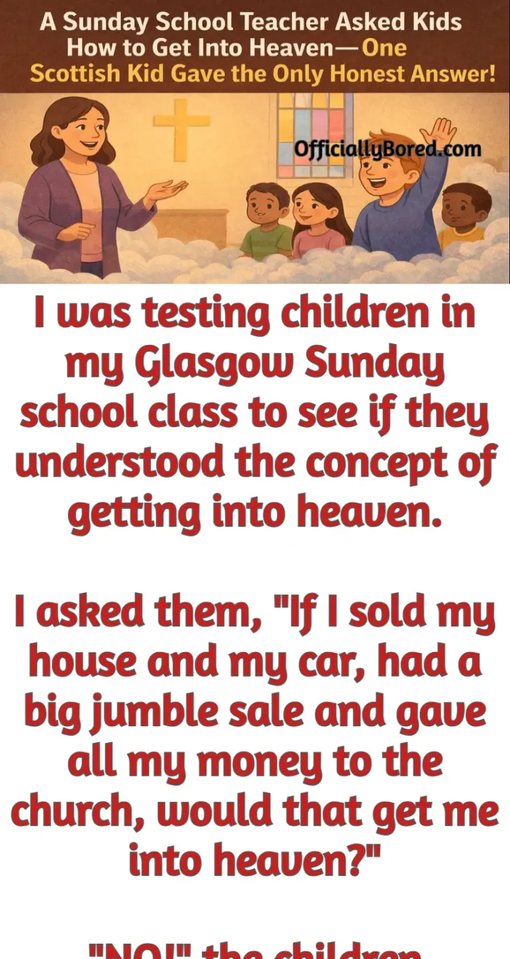 how to get to heaven school kids joke